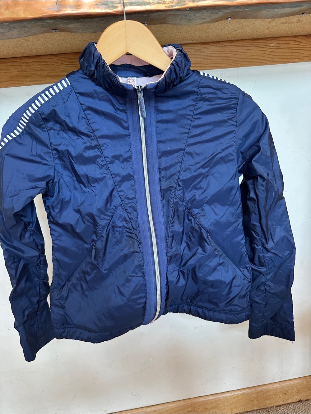 Navy Women's Lightweight Zip-Up Jacket